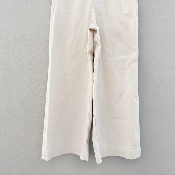 Maeve Jada Wide Leg Jeans Anthropologie 30 Cream Denim Casual Minimalist Classic - Picture 8 of 13